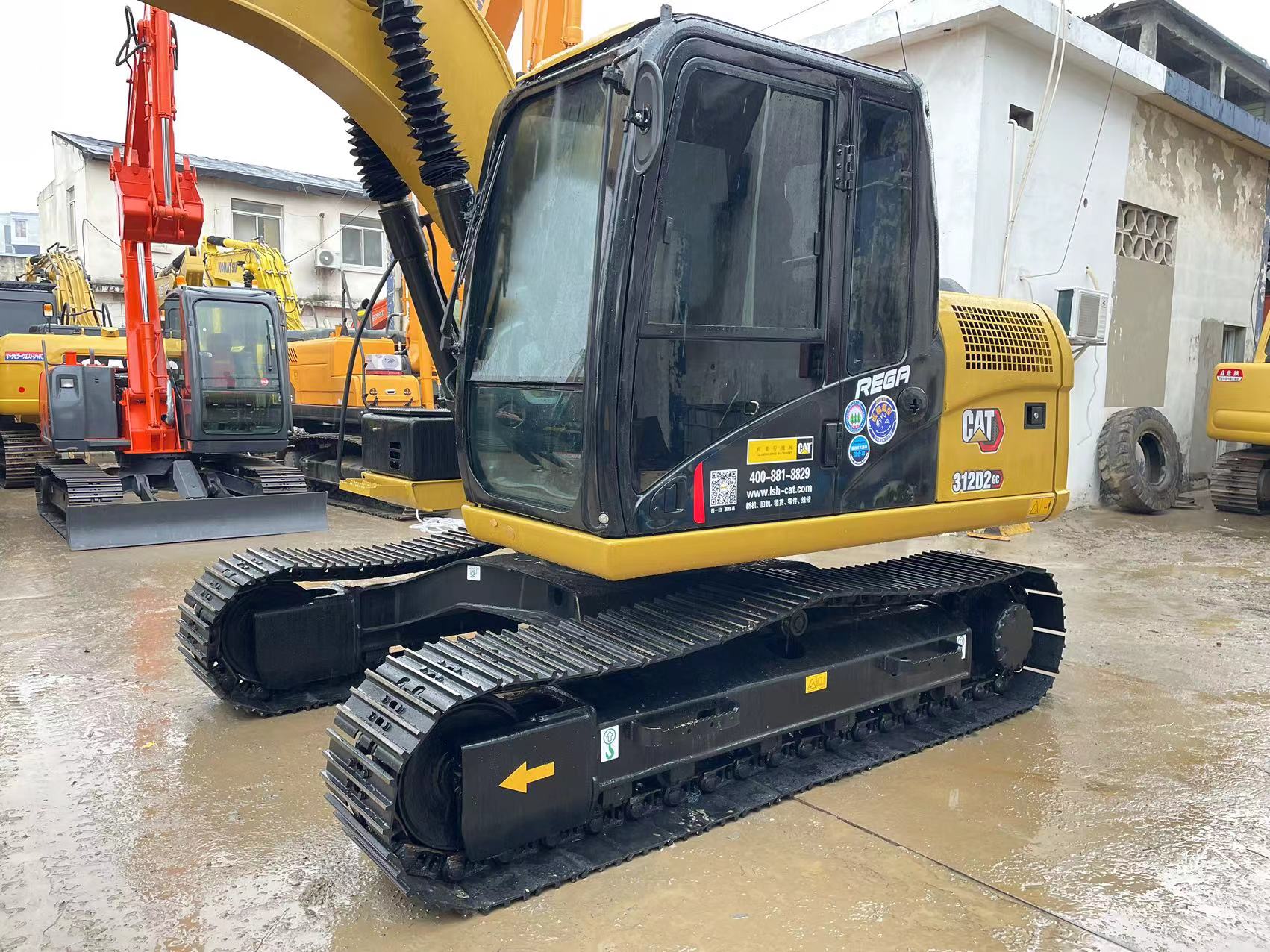 Chinese Good Price Used Cat 312D2 Digger Machine Prices Crawler Mini Excavator